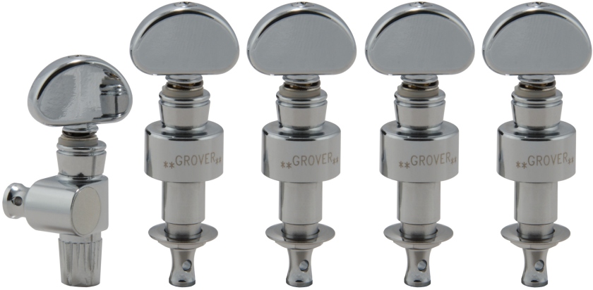 Grover 121C5 Geared Banjo Pegs Chrome