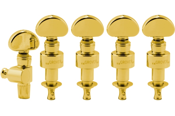 Grover 121G5 Geared Banjo Pegs Gold