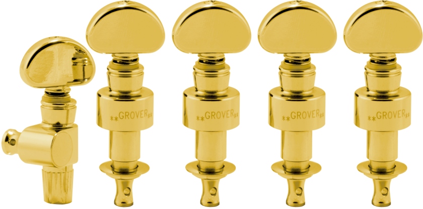 Grover 121G5 Geared Banjo Pegs Gold