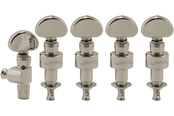 121N5 Geared Banjo Pegs Nickel