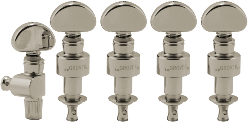 Grover 121N5 Geared Banjo Pegs Nickel