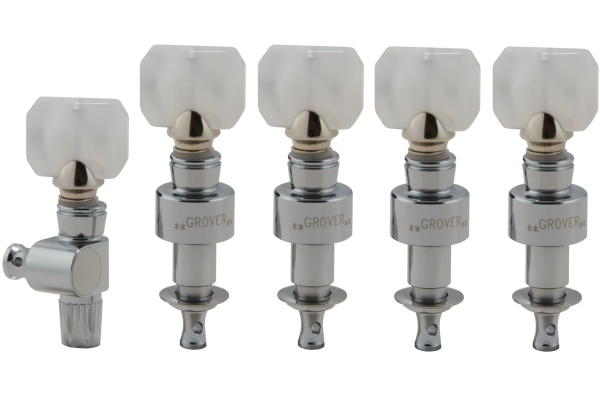 122C5 Geared Banjo Pegs Chrome