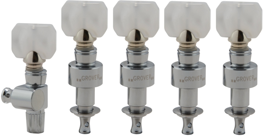 Grover 122C5 Geared Banjo Pegs Chrome