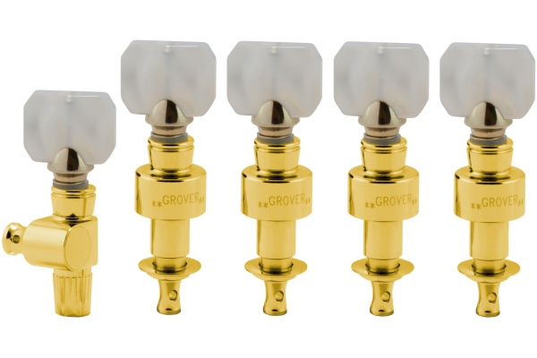 Grover 122G5 Geared Banjo Pegs Gold