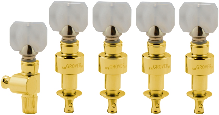 Grover 122G5 Geared Banjo Pegs Gold