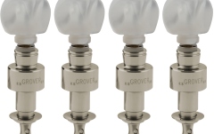 Set cheițe Banjo Grover 123N Geared Banjo Pegs Nickel