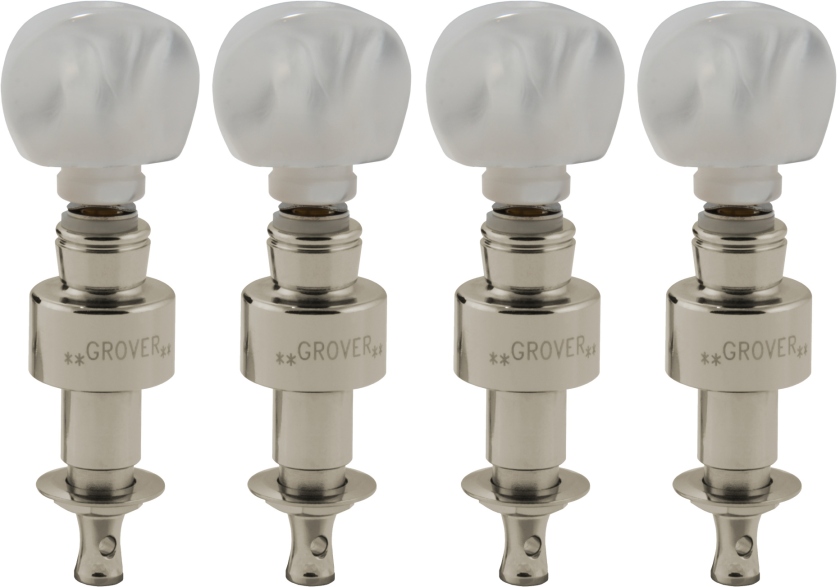 Grover 123N Geared Banjo Pegs Nickel