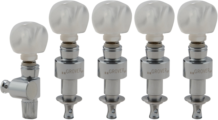Grover 124C5 Geared Banjo Pegs Chrome