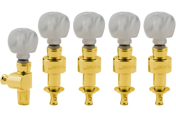 Grover 124G5 Geared Banjo Pegs Gold