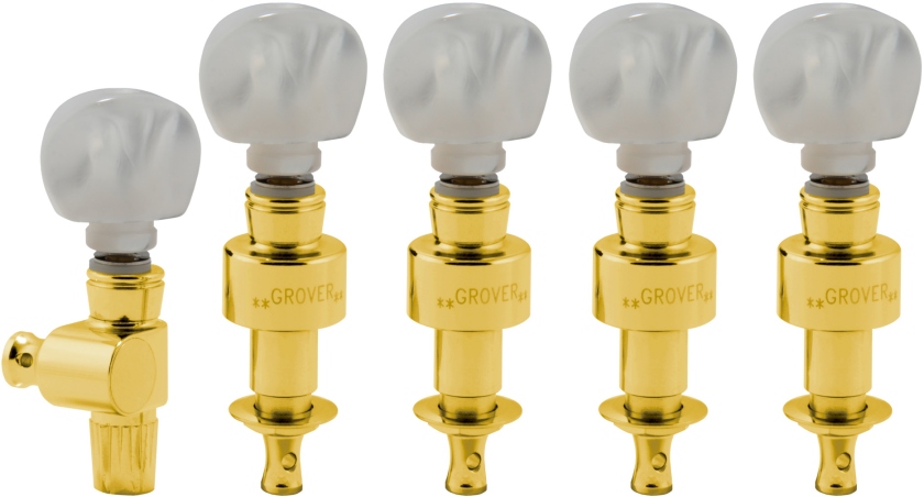 Grover 124G5 Geared Banjo Pegs Gold