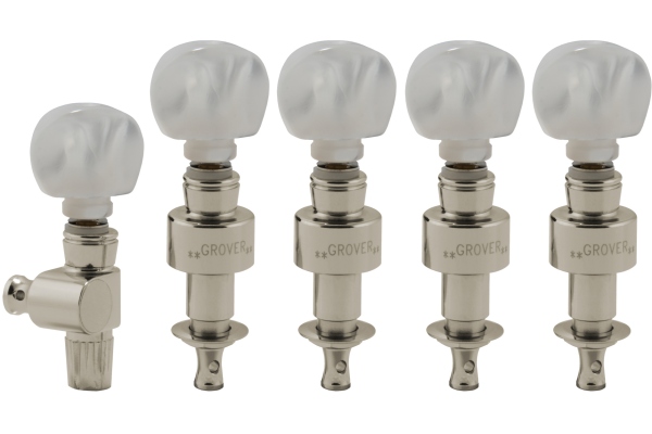 Grover 124N5 Geared Banjo Pegs Nickel