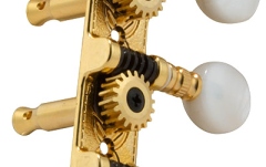 Set cheițe chitară acustică Grover  608G Sta-Tite Mini Pegs Set 3 + 3 - Gold