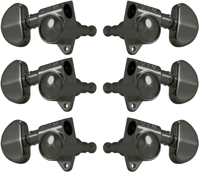 Grover 102BN Original Rotomatics 3 + 3 Black Nickel