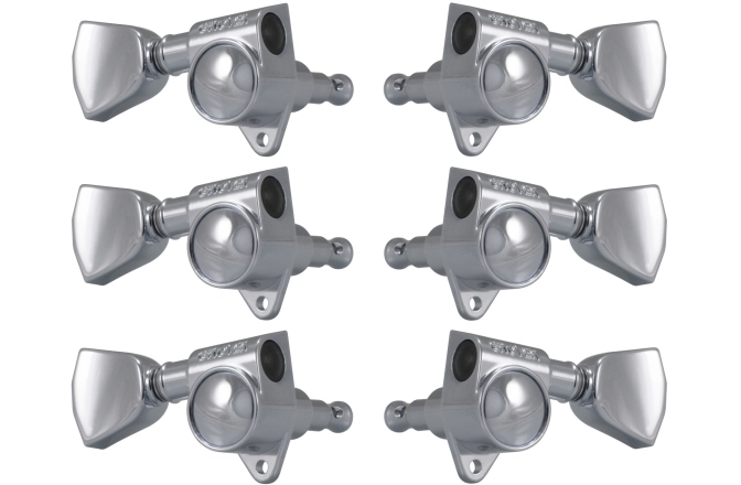 Set cheițe chitară Grover 102CK Original Rotomatics 3 + 3 Chrome