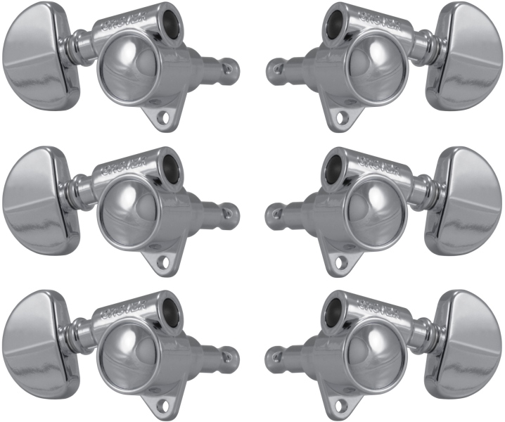 Grover 102CV Original 'Milk Bottle' Style Rotomatics 3 + 3 Chrome