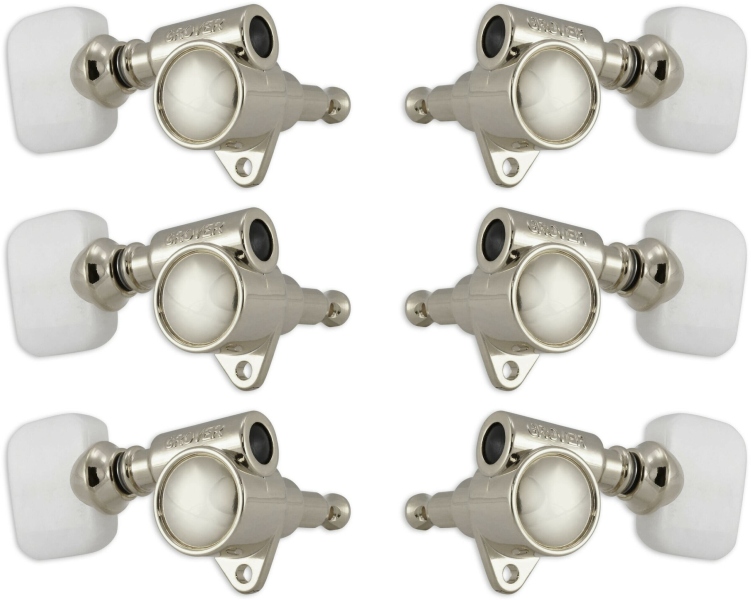 Grover 103N Original 'Milk Bottle' Style Rotomatics 3 + 3 Nickel