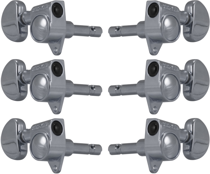 Grover 106C Original Locking Rotomatics 3 + 3 Chrome