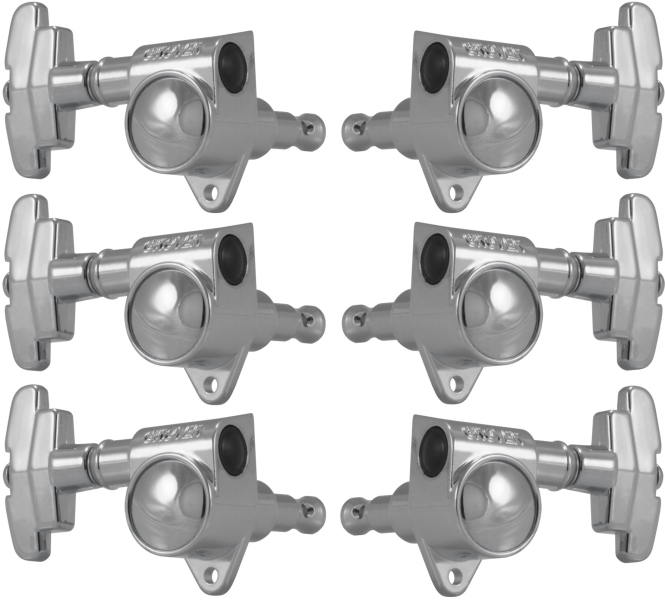 Grover 109-18C Super Rotomatics 3 + 3 Chrome