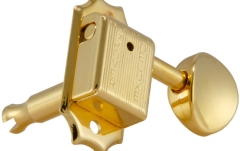 Set cheițe chitară Grover 133G Deluxe Guitar Machines 3 + 3 - Gold
