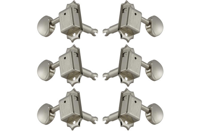Set cheițe chitară Grover 133N Deluxe Guitar Machines 3 + 3 Nickel