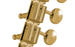 Set cheițe chitară Grover 136G6 Vintage Deluxe Guitar Machines 6-in-Line Left Side Gold