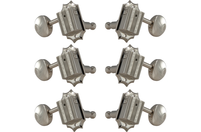 Set cheițe chitară Grover 136N Vintage Deluxe Guitar Machines 3 + 3 Nickel
