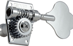 Set cheițe chitară Grover 142C4 Vintage Bass Machines  4-in-Line Left Side Chrome