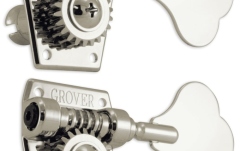 Set cheițe chitară Grover 142N4 Vintage Bass Machines 4-in-Line Left Side Nickel