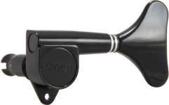 Set cheițe chitară Grover 144BC Mini Bass Machines - Bass 2 + 2 Black Chrome