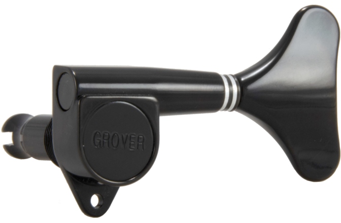 Set cheițe chitară Grover 144BC Mini Bass Machines - Bass 2 + 2 Black Chrome