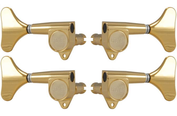 Set cheițe chitară Grover 144G Mini Bass 2 + 2 - Gold