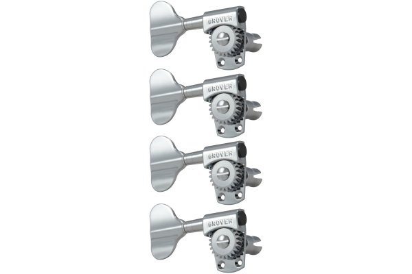 Grover 145CL4 Titan Electric Bass 4-in-Line LH Right Side Chrome