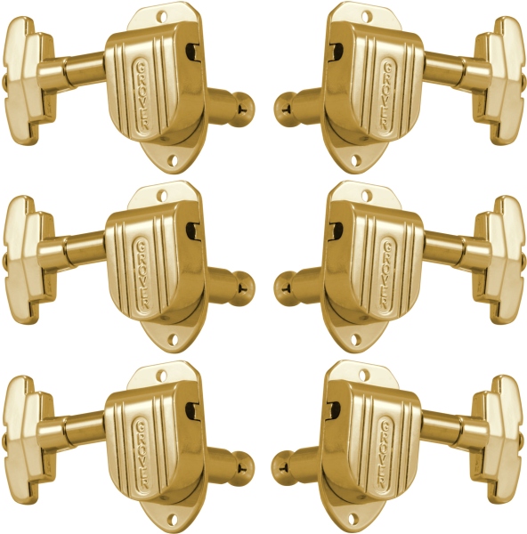 Grover 150G Imperial Machine Heads 3 + 3 Gold