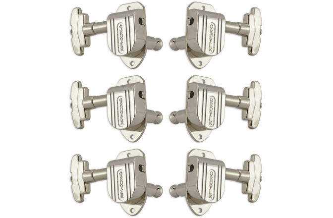Set cheițe chitară Grover 150N Imperial Machine Heads 3 + 3 - Nickel