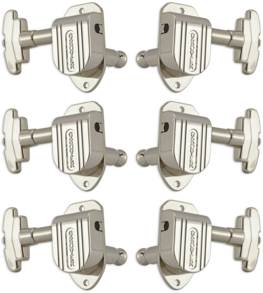 Grover 150N Imperial Machine Heads 3 + 3 - Nickel