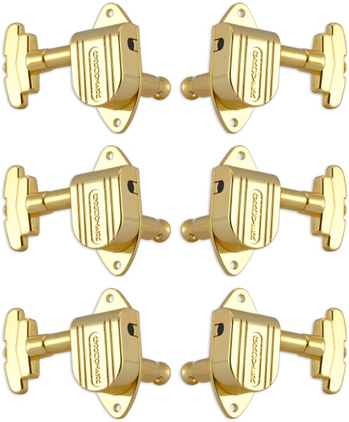 Grover 151G Full Size Imperial Machine Heads 3 + 3 Gold
