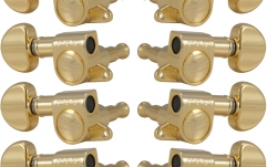 Set cheițe chitară Grover 205G12 Mini Rotomatics 12-Strings 6 + 6 - Gold