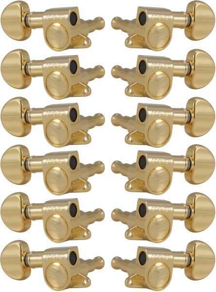 Grover 205G12 Mini Rotomatics 12-Strings 6 + 6 - Gold