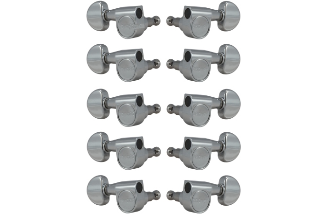 Set cheițe chitară Grover 210C Pedal Steel Guitar Machines 10 Srings Chrome