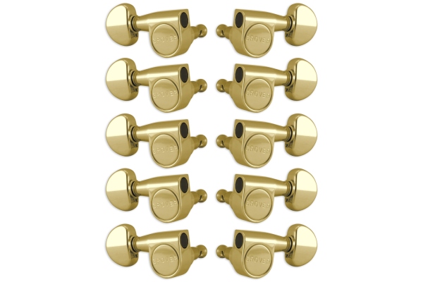 Grover 210G Pedal Steel Guitar Machines 10 Strings Gold Grover 210G Pedal Steel Guitar Machines 10 Strings Gold