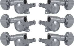 Set cheițe chitară Grover 305C Mid-Size Rotomatics 3 + 3 Chrome