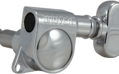 Set cheițe chitară Grover 305C6 Mid-Size Rotomatics 6-in-Line Left Side Chrome