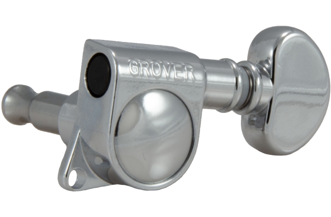Set cheițe chitară Grover 305C6 Mid-Size Rotomatics 6-in-Line Left Side Chrome