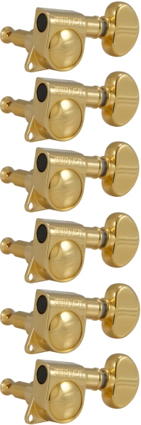 Grover 305G6 Mid-Size Rotomatics 6-in-Line Left Side Gold