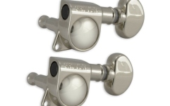 Set cheițe chitară Grover 305N6 Mid-Size Rotomatics 6-in-Line Left Side Nickel