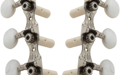 Set cheițe chitară Grover 306N Deluxe Classic Guitar Machines 3 + 3 Nickel