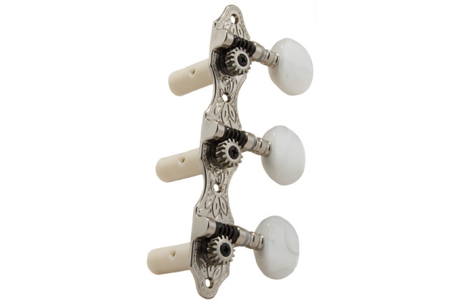 Set cheițe chitară Grover 306N Deluxe Classic Guitar Machines 3 + 3 Nickel