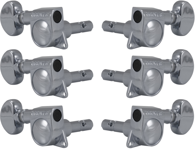 Grover 406C Mini Locking Rotomatics 3 + 3 Chrome