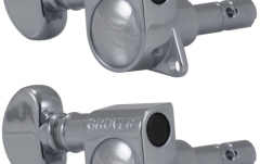Set cheițe chitară Grover  406CL6 Mini Locking Rotomatics LH Right Side Chrome