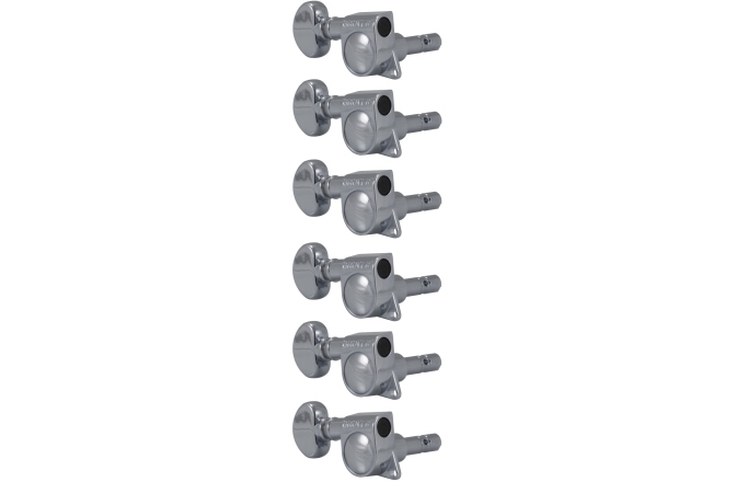 Set cheițe chitară Grover  406CL6 Mini Locking Rotomatics LH Right Side Chrome